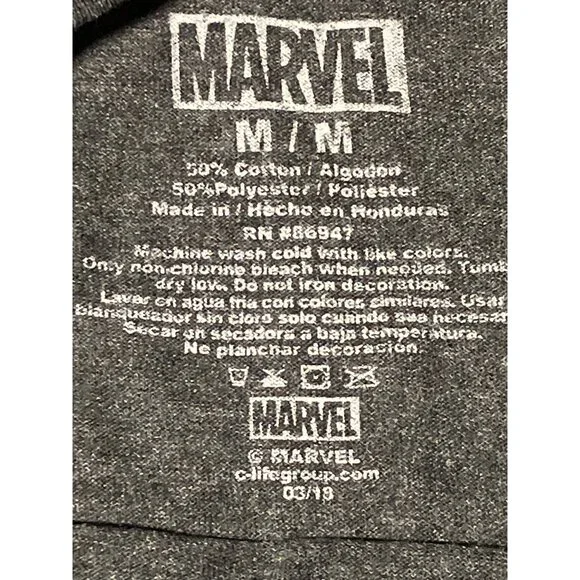 Marvel Comics The Black Panther Grey T-shirt Men’s Size M - Picture 5 of 7